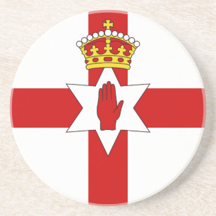Noord-Ierland ulster vlag Zandsteen Onderzetter