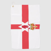 Noord-Ierland vlag Golf Towel Golfhanddoek (Voorkant)