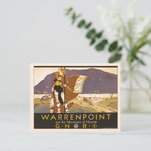Noord-Ierland Warrenpoint en Briefkaart (Staand voorkant)