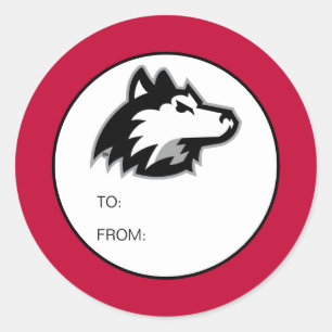 Noord-Illinois Huskies   Verjaardag Ronde Sticker