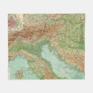 Noord-Italië, Oostenrijk, &c Fleece Deken