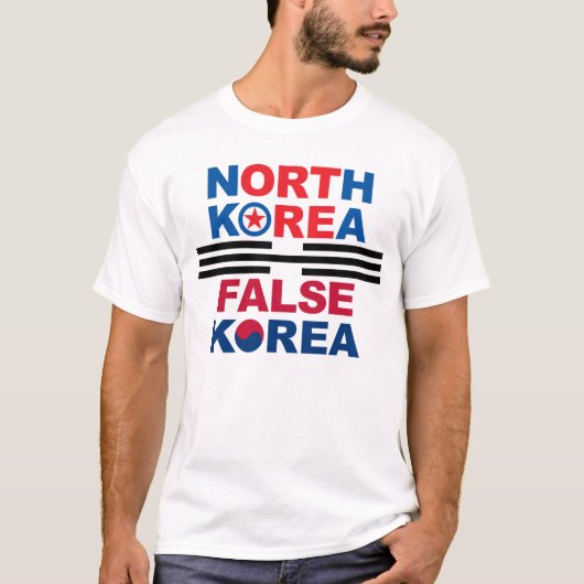 Noord-Korea | False Korea T-shirt (Voorkant)