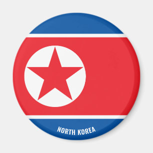 Noord-Korea Flag Charming Patriotic Magneet