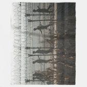 NOORD-KOREA FLEECE DEKEN (Voorkant)