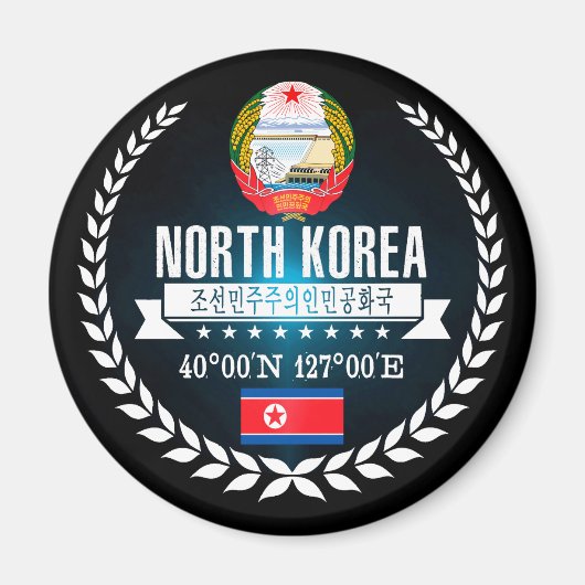 Noord Korea Magneet (Voorkant)