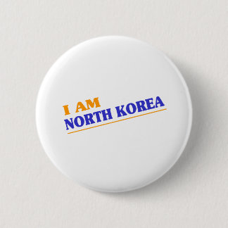 NOORD-KOREA RONDE BUTTON 5,7 CM