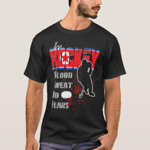 Noord-Korea Supporter Bloedzweet Geen Vrees Ice Ho T-shirt