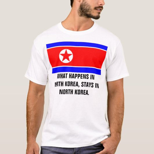 NOORD-KOREA T-SHIRT (Voorkant)