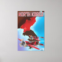 Noord-Korea Vintage-poster.