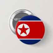 Noord-Koreaanse Button (Voorkant /achterkant)
