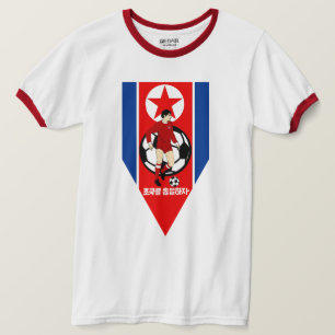 NOORD-KOREAANSE FOOTBALL T-SHIRT