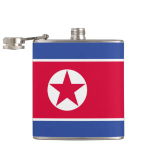 Noord-Koreaanse vlag Heupfles