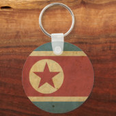  Noord-Koreaanse vlag Sleutelhanger (Voorkant)