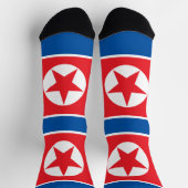 Noord-Koreaanse vlag Sokken (Top)