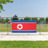 Noord-Koreaanse vlag Spandoek (Insitu)