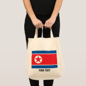 Noord-Koreaanse vlag Tote Bag (Voorkant (product))