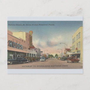 Noord-Krome Avenue Homestead FL Briefkaart