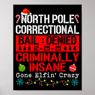 Noord Le Correctional Crimineel Gestoord Weg Elfen Poster