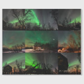 Noord-licht-omslagpapier Cadeaupapier (Vlak)