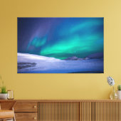 noord - licht omwikkeld canvas afdruk (Insitu (Woonkamer))