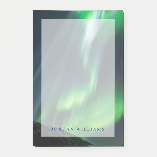 Noord-Lights Glowing | North Iceland Post-it® Notes (Voorkant)