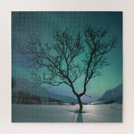Noord-Lights Tree Legpuzzel (Verticaal)