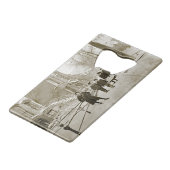 NOORD LINCOLN PARK CHICAGO W. VAN MENOMINEE 1890'S KREDIETKAART FLESSENOPENER (Achterkant Gekanteld)