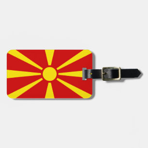 Noord-Macedonië Bagagelabel