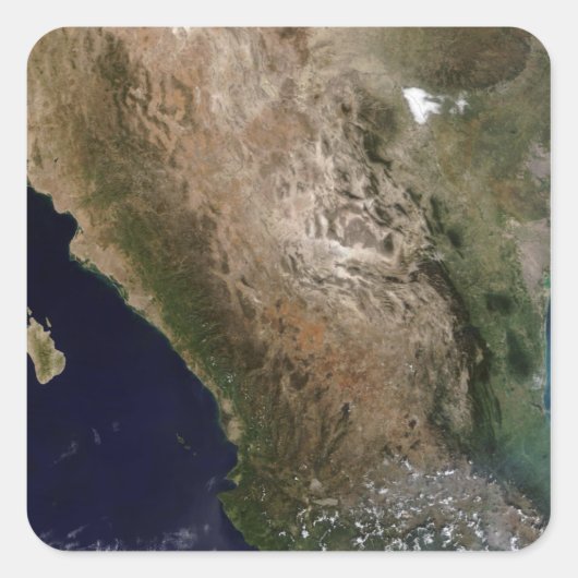 Noord-Mexico 2 Vierkante Sticker (Voorkant)