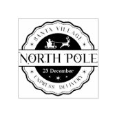Noord-Pole Express Delivery Rubber Stamp Rubberstempel (Afrduk)
