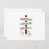 Noord-poolsignalen Briefkaart (Voorkant / Achterkant)