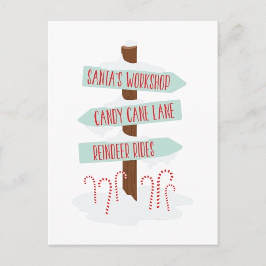 Noord-poolsignalen Briefkaart (Voorkant)