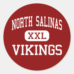 Noord-Salinas - Vikingen - Hoge Salinas Ronde Sticker