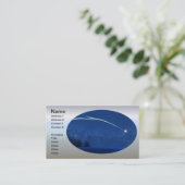 Noord-Star boven het bos Visitekaartje (Staand voorkant)