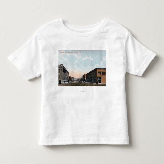 Noord-Uitzicht van de Avenue Wenatchee Kinder Shirts (Voorkant)
