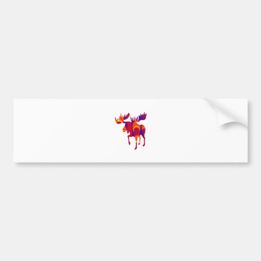 NOORD VOOR WEST BUMPERSTICKER (Voorkant)