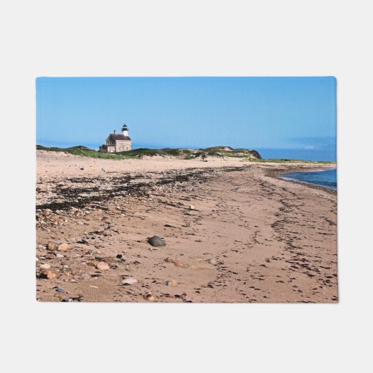 Noord vuurtoren, Block Island RI Deurmat (Voorkant)