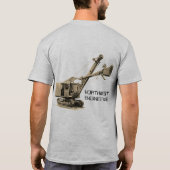 NOORD-WEST-ENGINEERKRANE EN SCHEEPSGROENBAY T-SHIRT (Achterkant)