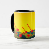 NOORD-WEST-ENGINEERKRANE EN SHOVEL  ART MOK (Voorkant links)