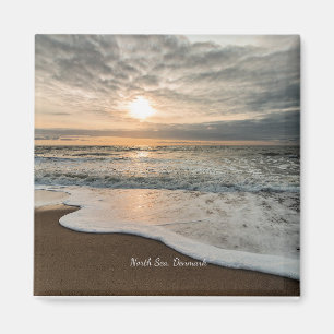 Noord-Zee, Denemarken pittoreske zonsondergang, Magneet