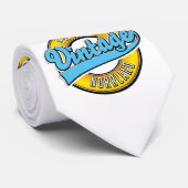 Noord-Zweden logo Button Stropdas (Opgerold)