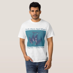 Noordatlantische rechterwalvissen door RoseWrites T-shirt