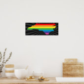 noordelijk carolina pride . poster (Keuken)