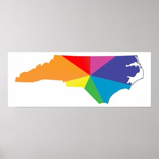 noordelijk carolina pride . poster (Voorkant)