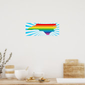 noordelijk carolina pride . poster (Keuken)