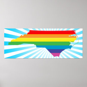 noordelijk carolina pride . poster