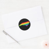 noordelijk carolina pride . ronde sticker (Envelop)