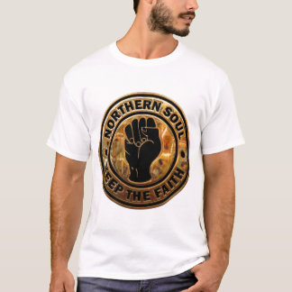 noordelijk goud zwart t-shirt