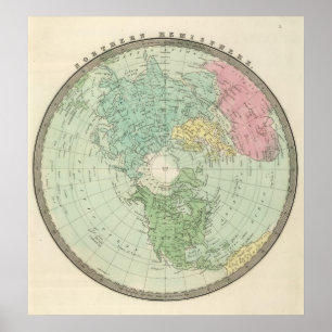 noordelijk halfrond 3 poster