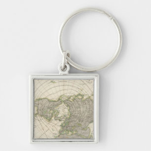 noordelijk halfrond 3 sleutelhanger